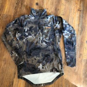 Sitka Grinder Zip T Timber Optifade - Men’s Med